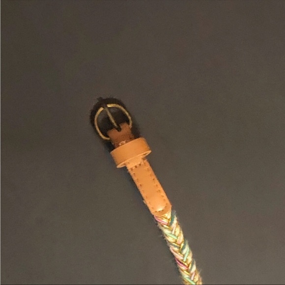 Skinny Medium Belt With Braid Pattern - Picture 2 of 5